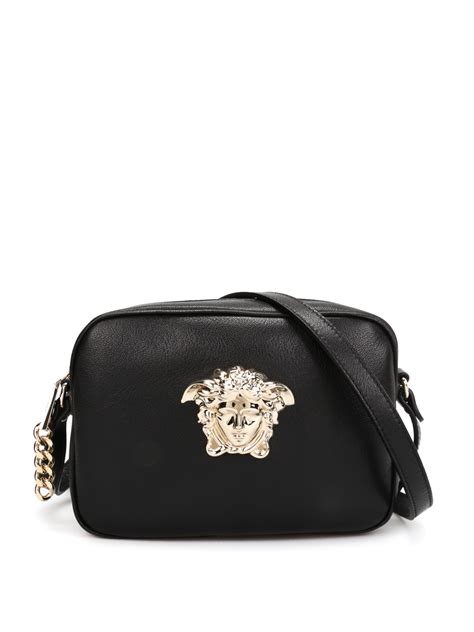 versace collection leather shoulder bag|Versace crossboady shoulder bag.